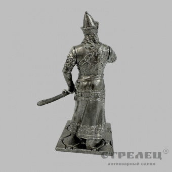 фото — оловянный солдатик «император мануил ii палеолог, 1395 г.». гк